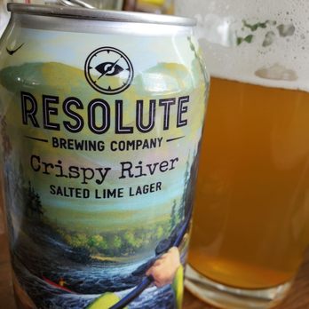 Resolute Brewing - Crispy River... a fantastic salted lime lager! - Beer Gardens Near Me - Centennial, Colorado