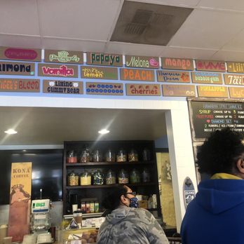 Diamond Head General Store - Shaved ice flavors - Hawaiian Near Me - San Bruno, California