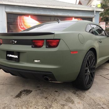 JP Wraps - Fully wrapped military matte green with black satin accents - Vehicle Wraps Near Me