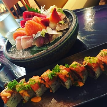 Raku - Sushi assortment & spicy tuna deluxe roll - Sushi Bars Near Me - Washington, DC, District of Columbia Raku - Sushi assortment & spicy tuna deluxe roll - Sushi Bars Near Me - Washington, DC, District of Columbia