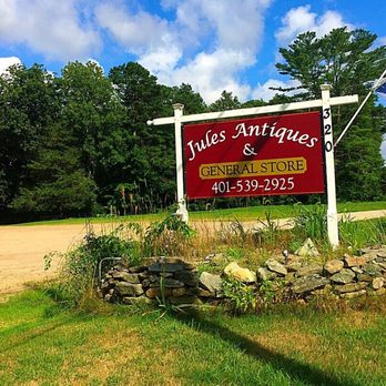 Jules Antiques & General Store - Jules Antique sign - Antiques Near Me - Richmond, Rhode Island