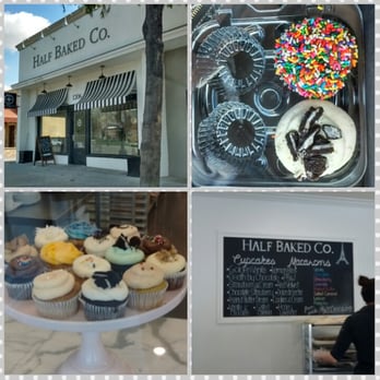 Half Baked Co - Super cute store. Death by chocolate with extra sprinkles and Cookies & Cream. I preferred the cookies & cream. - Bakeries Near Me - Burbank, California