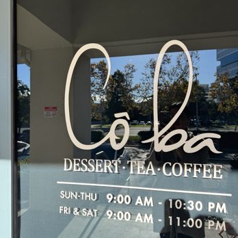 Co Ba Vietnamese Dessert Cafe - Hours of operations - as of 11.18.25 - Desserts Near Me - San Jose, California