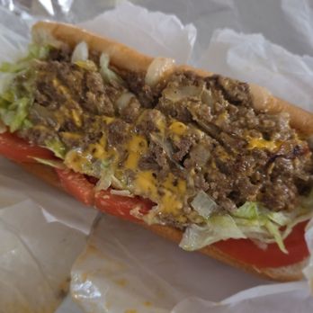 Monty's Alhambra  - Another angle of the Legendary Chopped Cheese - Chicken Shop Near Me - Alhambra, California