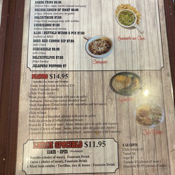 Compadres Grill and Bar - Menu March 2026 - Bars Near Me - Galt, California