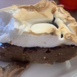 Bacon Creek Cafe - Chocolate Meringue Pie made fresh daily!  Sooo perfect!