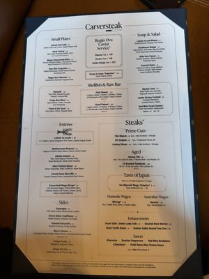 Menu photo 3 Carversteak New York, NY