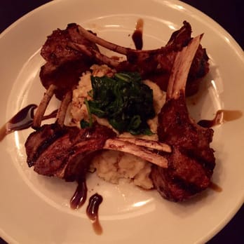 Twist Martini - Lamb chops were huge and perfectly grilled to med rare. Cheesy grits were scrumptious and even the wilted spinach fit right in - New American Near Me - Virginia Beach, Virginia Twist Martini - Lamb chops were huge and perfectly grilled to med rare. Cheesy grits were scrumptious and even the wilted spinach fit right in - New American Near Me - Virginia Beach, Virginia