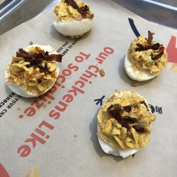 The Crack Shack - Deviled eggs...oh so good - Chicken Shop Near Me - Costa Mesa, California
