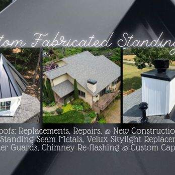 Eastern Roof Technologies - Custom Fabricated Standing Seam Metal Roofs, accents, & chimney caps - Roofing Near Me - Mooresville, North Carolina Eastern Roof Technologies - Custom Fabricated Standing Seam Metal Roofs, accents, & chimney caps - Roofing Near Me - Mooresville, North Carolina
