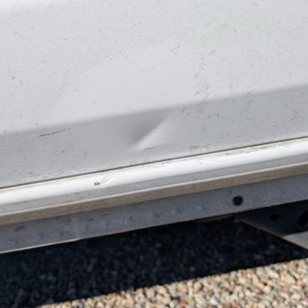 Tire Palace - The Dent from their car Jack that they know they did but don't want to own up to it! - Tires Near Me - Stockton, California