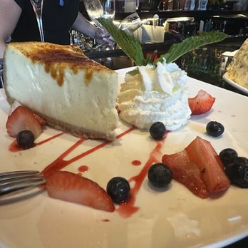 Firebirds Wood Fired Grill - Creme Brûlé Cheesecake - Seafood Near Me - Alpharetta, Georgia