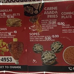 Tacos Los Potrillos - Menu