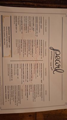 Menu photo 1 Pearl Fairhope, AL