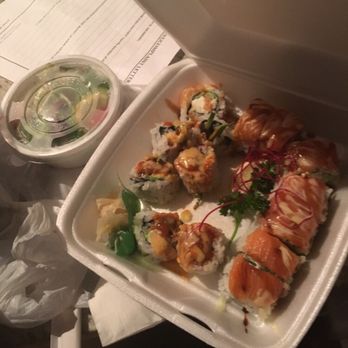 Haru Sushi - This is worth $20 worth of sushi looks like?? - Japanese Near Me - Surrey, British Columbia