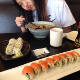 Udon, Cali roll and philly roll