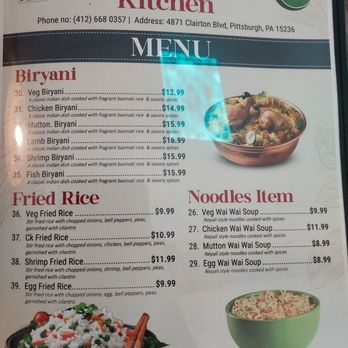 Boudha Origin - Menu page 3 - Himalayan/Nepalese Near Me - Pittsburgh, Pennsylvania
