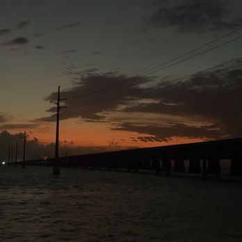 Sunset Grille & Raw Bar - My view of the sunset from the patio! - Seafood Near Me - Marathon, Florida