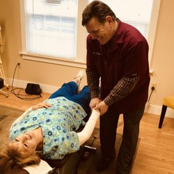 Antovich Chiro Therapy - Carol is keeping in good health with an adjustment today too! Even Physical Therapists need a Chiropractor!