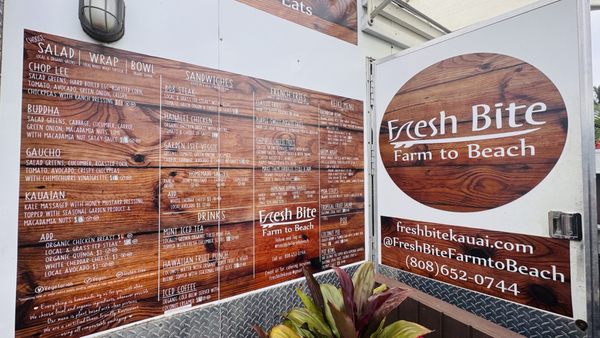 Menu photo 1 Fresh Bite Farm to Beach  Hanalei, HI
