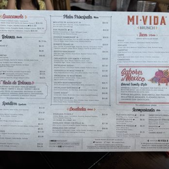 Mi Vida - Menu - Mexican Near Me - Washington, DC, District of Columbia Mi Vida - Menu - Mexican Near Me - Washington, DC, District of Columbia