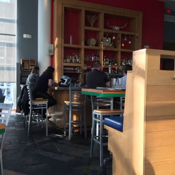 Graze - Looking into bar area from our window seats - New American Near Me - Madison, Wisconsin