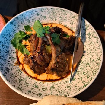 Riserva Bar + Tapas - Lamb chops. Perfect medium temperature. Expertly drained. - Tapas Bars Near Me - Oklahoma City, Oklahoma Riserva Bar + Tapas - Lamb chops. Perfect medium temperature. Expertly drained. - Tapas Bars Near Me - Oklahoma City, Oklahoma