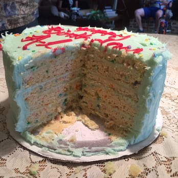 SusieCakes - Marin - Inside of birthday layer cake! - Bakeries Near Me - Greenbrae, California
