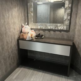 Hallway by the elevator. Hallway by the elevator.