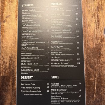 Chefs Kitchen and Cocktails - Menu - Cocktail Bars Near Me - Norfolk, Virginia