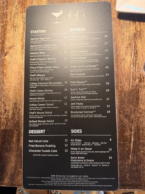 Menu photo 1 Chefs Kitchen and Cocktails Norfolk, VA