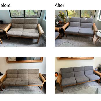 eSSa Studios - My before and after photos. Absolutely stunning work. - Furniture Reupholstery Near Me - San Rafael, California