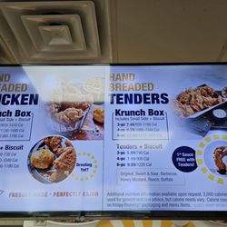 Krispy Krunchy Chicken - Menu as of Aug 2023