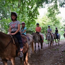 Redbarn at Larkspur Ranch - Trail rides along twelve mile creek : pastures & woods