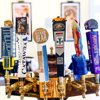 Bistro Saint Emanuel - a selection of beer taps - French Near Me - Mobile, Alabama Bistro Saint Emanuel - a selection of beer taps - French Near Me - Mobile, Alabama