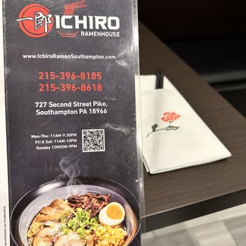 Ichiro Ramen - the menu for the restaurant - Ramen Near Me - Southampton, Pennsylvania Ichiro Ramen - the menu for the restaurant - Ramen Near Me - Southampton, Pennsylvania