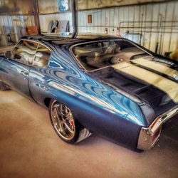 Harrington Classic Car Restorations - 70 Fathom Blue chevelle