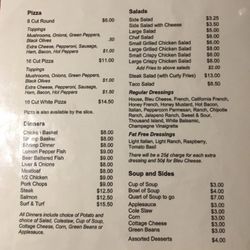 Outdoor Life Lodge - Menu