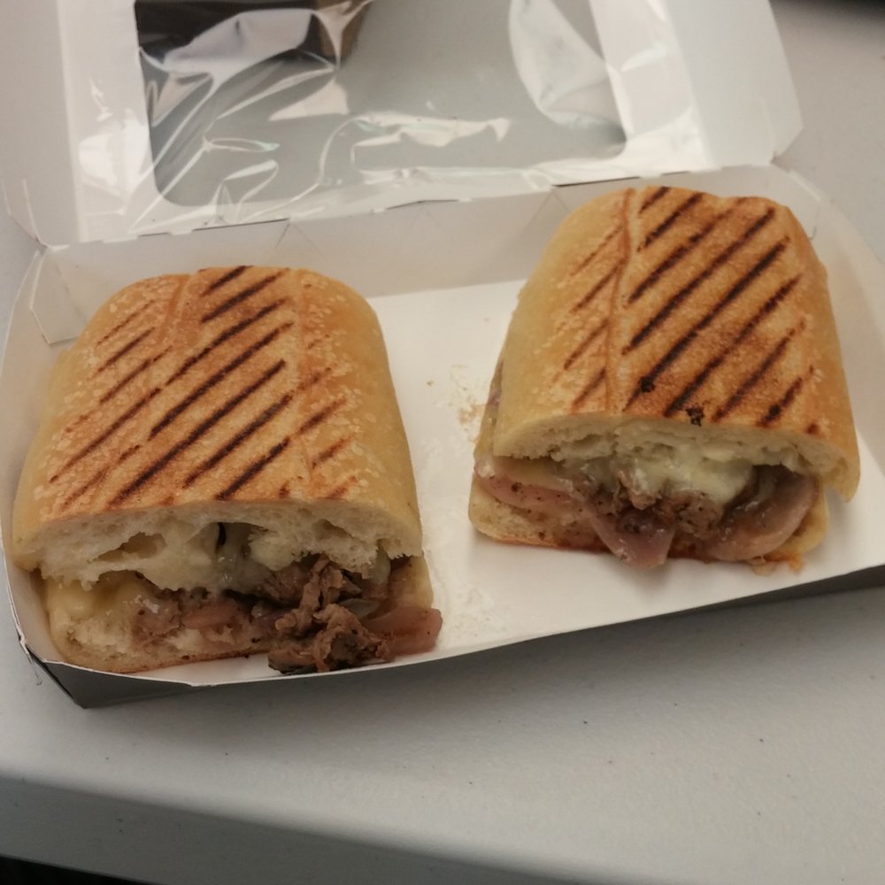 Panera Bread - Steak & White Cheddar panini.. Not bad - Sandwiches Near Me - Hicksville, New York Panera Bread - Steak & White Cheddar panini.. Not bad - Sandwiches Near Me - Hicksville, New York