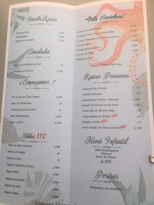 Menu photo 2 Raíces Seville, SE Menu photo 2 Raíces Seville, SE