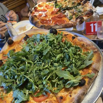 LouEddie's Pizza - The hot rocket with sriracha bacon - Pizza Near Me - Skyforest, California