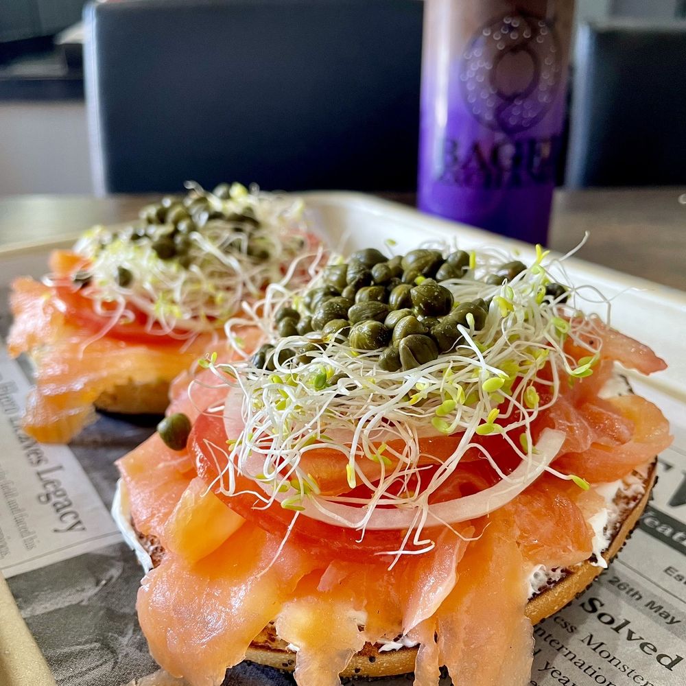 Bagel Exchange - Stock & LOX Ube Latte - Coffee & Tea Near Me - Alhambra, California