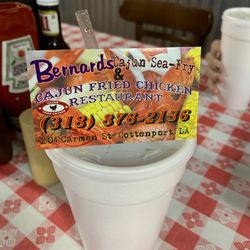 Bernard Cajun Sea-Fry Restaurant - We had one of the Best Cheezeburgers ever!!!!! Also had Fried fish-great also, great food in general.. In Cottonport La.