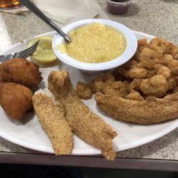 The Driftwood Family Restaurant - Catfish and popcorn shrimp special