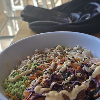 Fresh Catch Poke - The Galley Lounge - Surf and Turf bowl with black chia seeds - Salad Near Me - Buffalo, New York