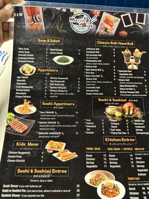 Menu photo 8 Magic Sushi Charlotte, NC