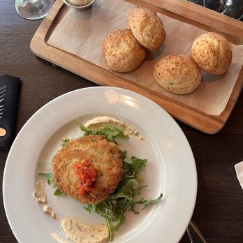 Paul Martin's American Grill - Crab Cakes and Rustic Cheddar Biscuits - Seafood Near Me - Austin, Texas Paul Martin's American Grill - Crab Cakes and Rustic Cheddar Biscuits - Seafood Near Me - Austin, Texas