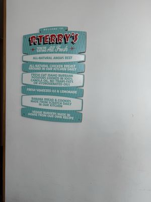 Menu photo 1 P. Terry's Burger Stand Austin, TX Menu photo 1 P. Terry's Burger Stand Austin, TX