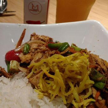 Malai Kitchen - Lemongrass chicken w/Jasmine.  Yes, it's as good as it looks. - Thai Near Me - Fort Worth, Texas