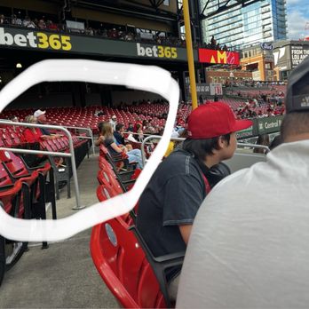 Busch Stadium - I circled the handle going up and down stairs. - Stadiums & Arenas Near Me - Saint Louis, Missouri Busch Stadium - I circled the handle going up and down stairs. - Stadiums & Arenas Near Me - Saint Louis, Missouri